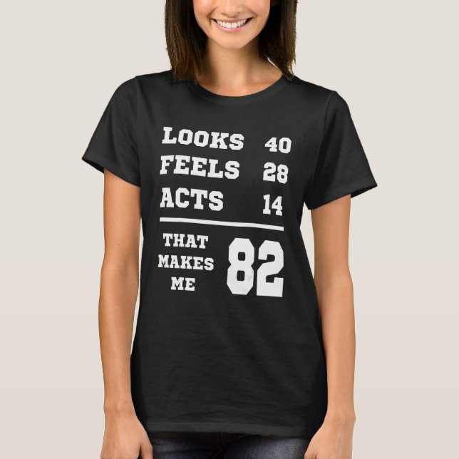 82 Fågeldags ser ut T Shirt (Framsida)
