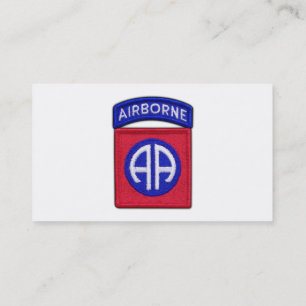 82nd ABN luftburen Div Vets LRRP Visitkort