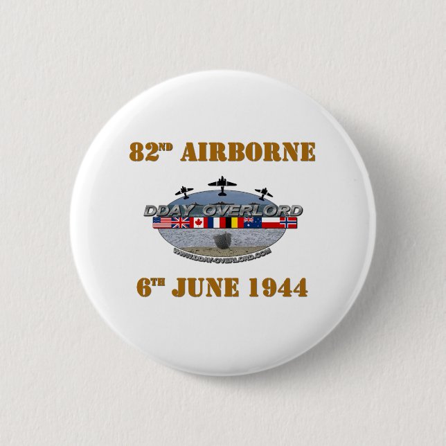 82nd Airborne Division 6th June 1944 Knapp (Framsida)