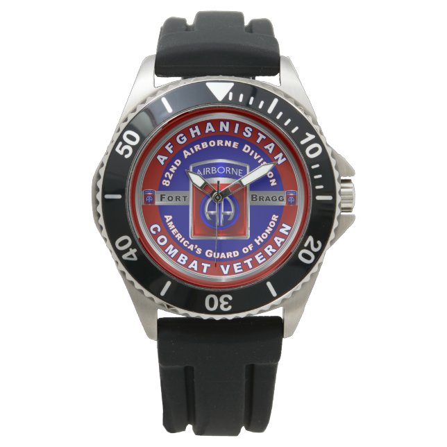 82nd Airborne Division Afghanistanveteran  Armbandsur (Framsida)
