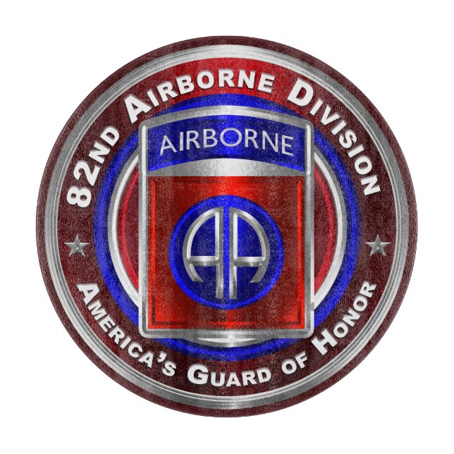 82nd Airborne Division Airborne översätts till: 82 (Framsidan)