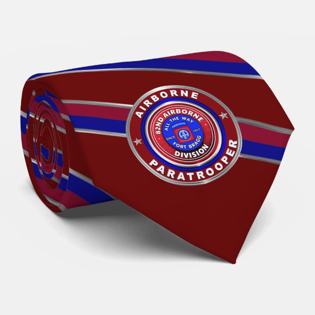 82nd Airborne Division “All The Way” halsduk Slips (Rullad)