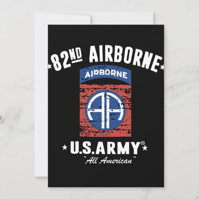 82nd Airborne Division Classic veteran -T-shirts (Framsida)