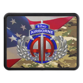 82nd Airborne Division Dagger Design Hitch Cover Dragkroksskydd
