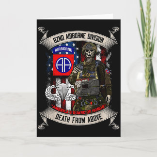 82nd Airborne Division Fallskärmsjägare Fort Bragg Kort