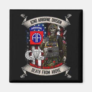 82nd Airborne Division Fallskärmsjägare Fort Bragg Magnet