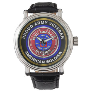82nd Airborne Division Fallskärmsveteran Armbandsur