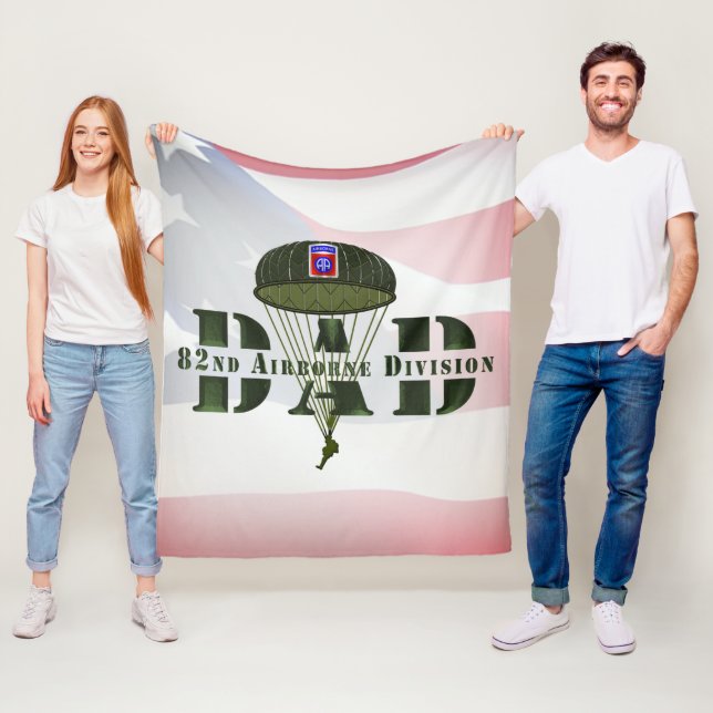 82nd Airborne Division  Fleecefilt (På plats)
