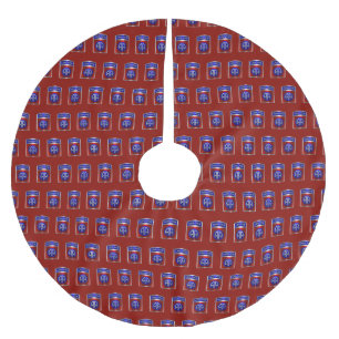 82nd Airborne Division Julgransmatta Borstad Polyester