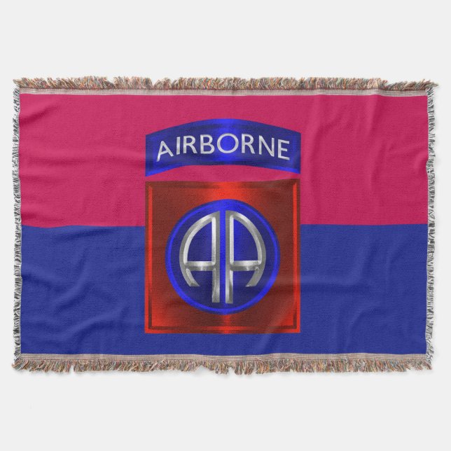 82nd Airborne Division - Lägre pris Filt (Framsidan)