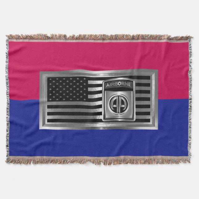 82nd Airborne Division - Lägre pris Filt (Framsidan)