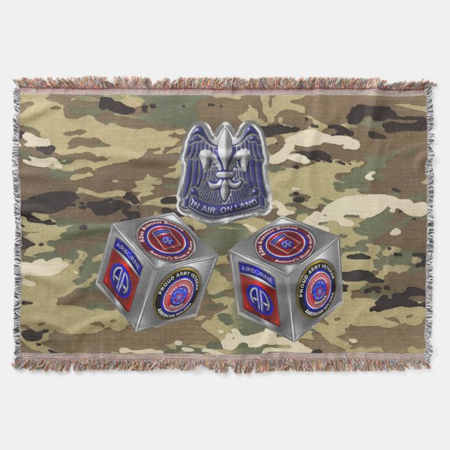 82nd Airborne Division - Lägre pris Filt (Framsidan)