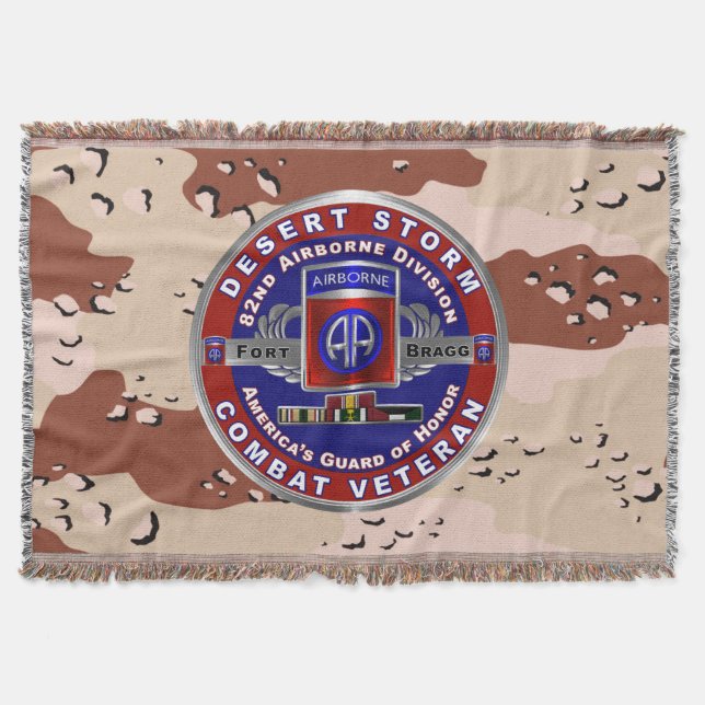82nd Airborne Division - Lägre pris Filt (Framsidan)