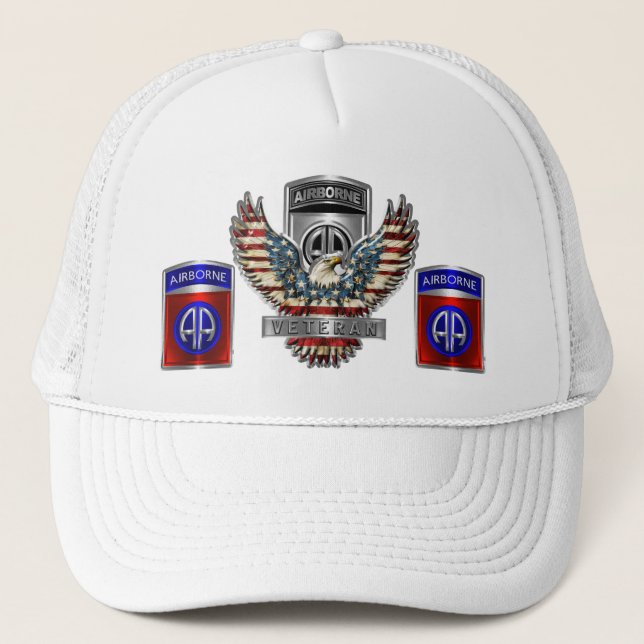 82nd Airborne Division Trucker mössa Keps (Framsida)