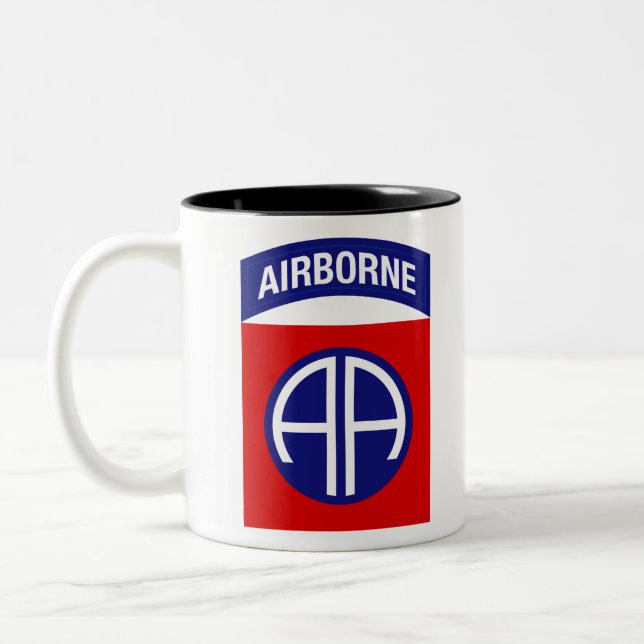 82nd Airborne Division Två-Tonad Mugg (Vänster)