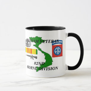82nd För Vietnam för luftburen uppdelning kaffe Mugg