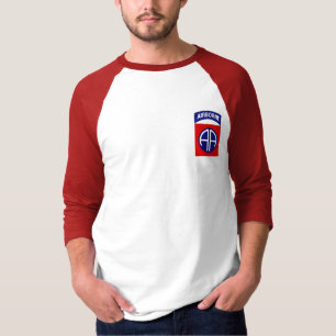 82nd Långärmadutslagsplats för luftburen T-shirt