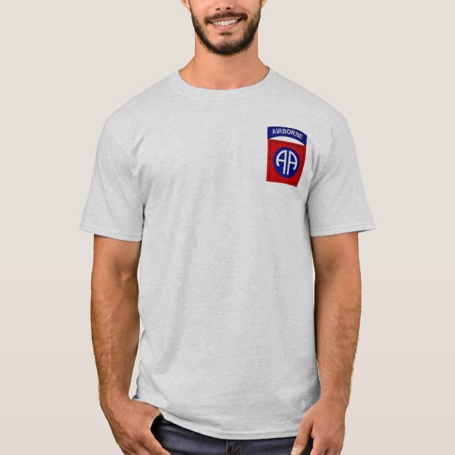 82nd Luftburen Div-skjorta Tee Shirt (Framsida)