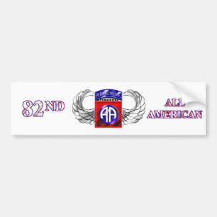 82nd Luftburen uppdelning all amerikan Bildekal