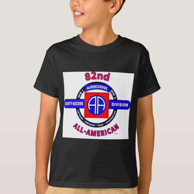 82ND LUFTBUREN UPPDELNING UPPDELNING "för ALL T-shirt (Framsida)
