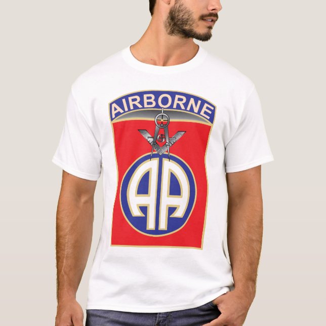 82nd Luftburna Masons T-shirt (Framsida)