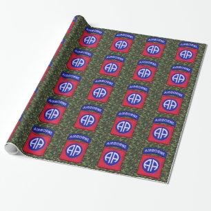 82nd luftburna veteranvets lappar presentpapper