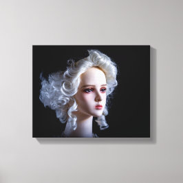 8370-Colonial Dam med Tricorn Hat Canvastryck