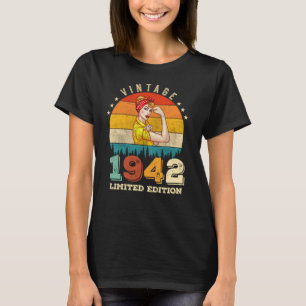 83 Ålderdag 1942 Vintage 83:e födelsedagen Kvinnor T Shirt