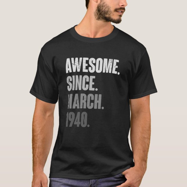83 års ålder, 83 års ålder, Dekoration T Shirt (Framsida)