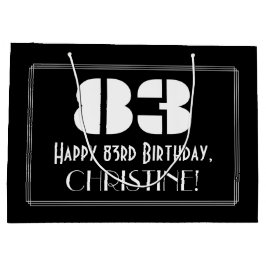 83:e födelsedagen ~ Art Deco Inspired Titta "83" +