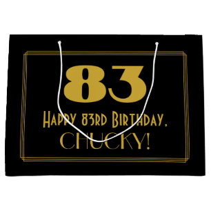 83:e födelsedagen - Art Deco Inspired Titta "83" o