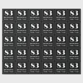 83:e födelsedagen - Art Deco Inspired Titta "83", Presentpapper