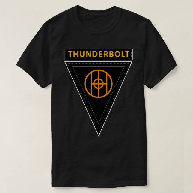 83:e infanteridivisionen med THUNDERBOLT Tab X T Shirt (Design framsida)