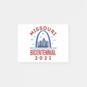 845701_Missouri Bicentennial 2021_LightShirt_10012 Post-it Block