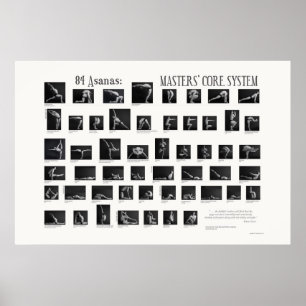 84 Asanas: Förlage kärnar ur systemet Poster
