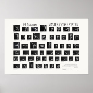 84 Asanas: Master's Core System Poster