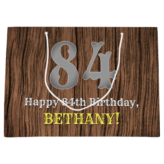 84:e födelsedag: Land Western Inspired Titta, Namn (Framsidan)