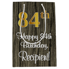 84:e födelsedagen: Elegant Faux Guld look #, Faux 