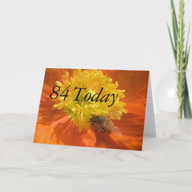 84:e födelsedagen kort (Framsida)