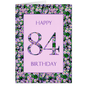 84:e Lilan Daisy Hälsningskort
