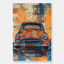 855 Abstrakt, Rustic Elegance