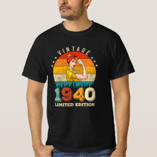 85 Ålderdag 1940 Vintage 85:e födelsedagen Kvinnor T Shirt