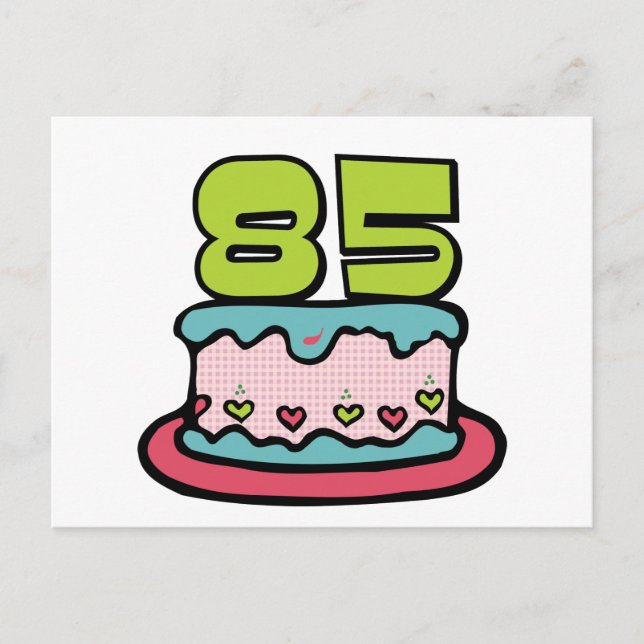 85 Ålderskaka Vykort (Framsida)