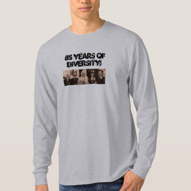 85 år av mångfald tee shirt (Framsida)