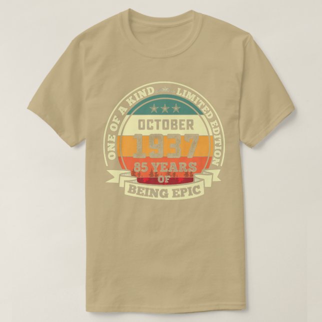 85 år efter 85 år t shirt (Design framsida)