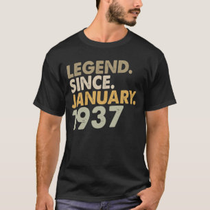 85 år gammal förklaring sedan januari 1937 - 85:e t shirt