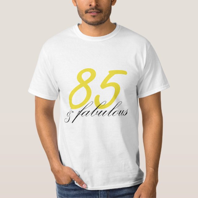 85 år gammal och uppsåtlig t shirt (Framsida)