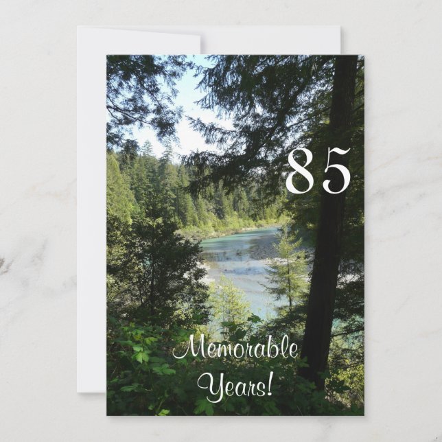 85 Åren för ledamöterna/fredag för firande-Lakevie Inbjudningar (Framsida)