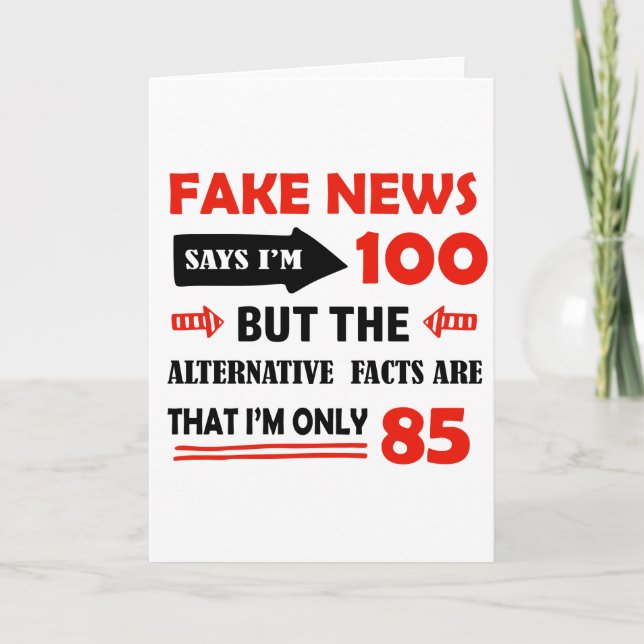 85. åriga födelsedaggåvor kort (Framsida)