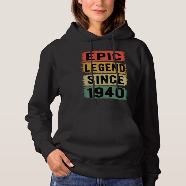85 års ålder Bday 1940 Epic Legend 85: e födelseda T Shirt (Framsida)